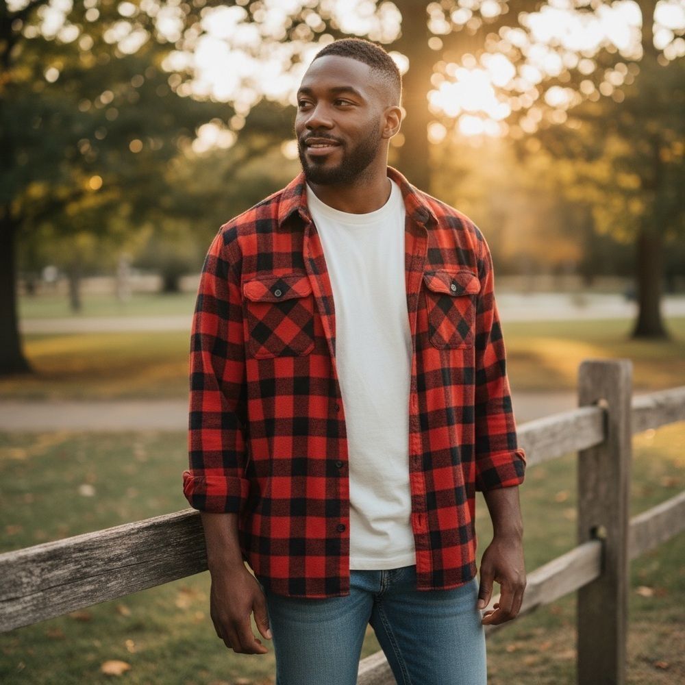 ‎Duluth Trading co. plaid button down